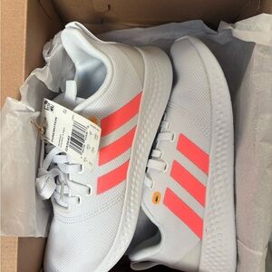 Adidas Women’s Puremotion White and Coral Running Shoes Size 8 - New in Box